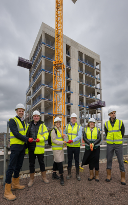 Vistry topping out ceremony